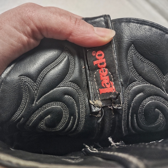 Laredo Men's Key West Python Western Boots - Medium Toe| Size 10| Black Leather - Picture 6 of 7